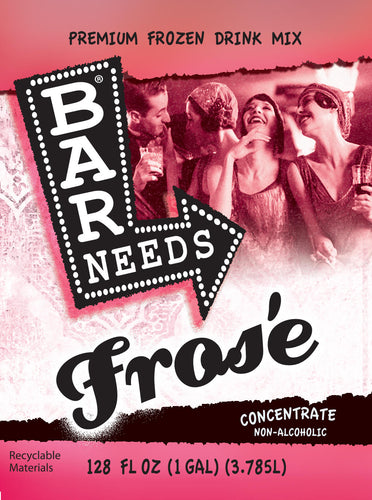 Bar Needs brand Frose Frozen Drink Mix label.